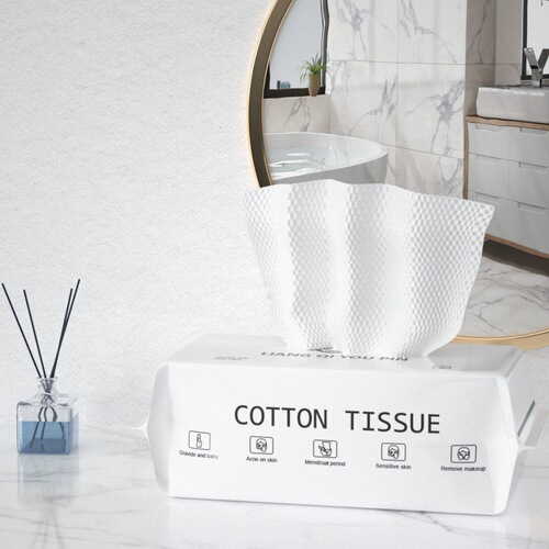 Factory wholesale [extra thick cotton face towel] disposable facial cleansing towel cotton soft towel makeup remover cotton beauty facial towel