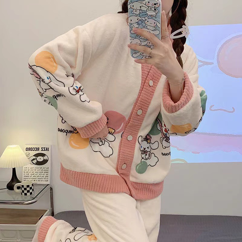카디건 벨벳-빨간 강아지