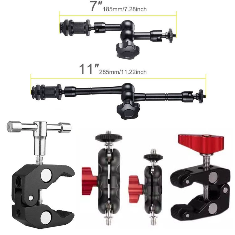 Трансграничный хит продаж, универсальный кронштейн для зеркальных фотокамер с ЖК-дисплеем, консольный кронштейн Magic Arm 11inch Magic Weird Hand Bracket