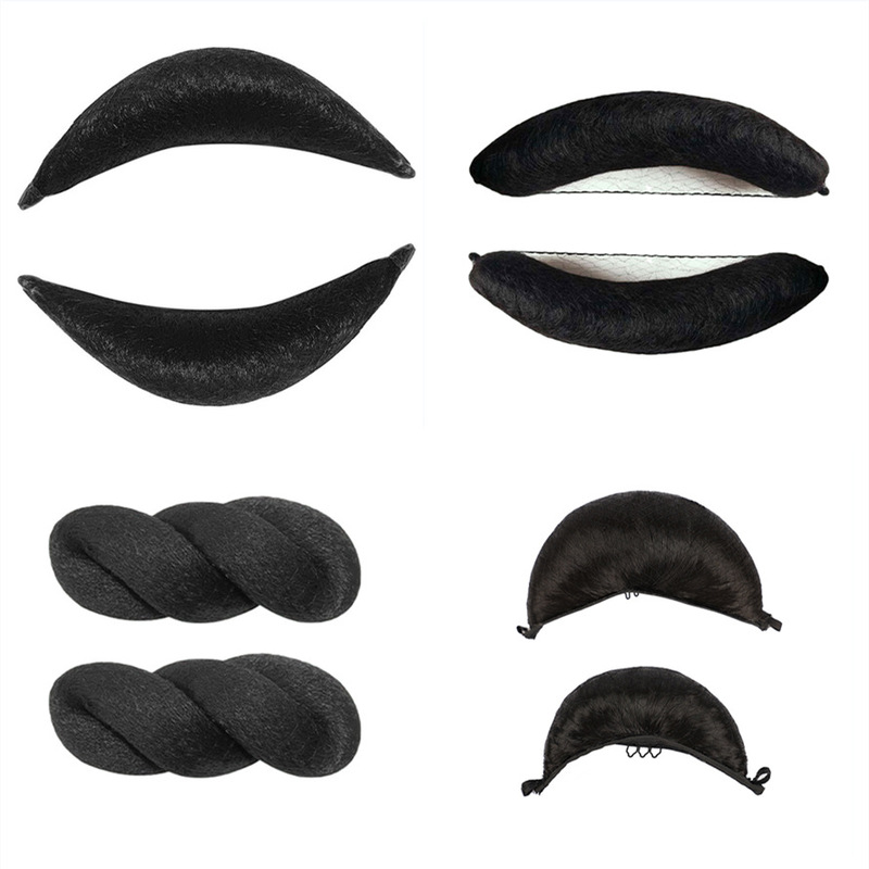 Ancient Style Wigs Wigs Wigs Wigs Wigs Hanfu Cushion Hair Cushion Horn Bag Antique cos Twist Bag Wigs
