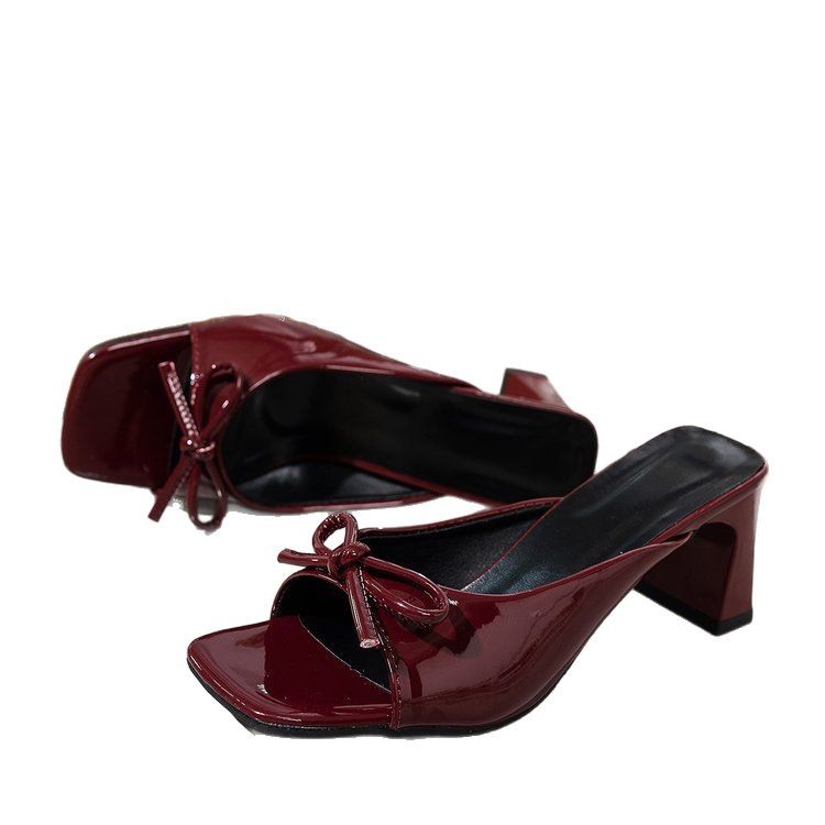 Französische Sandalen Mit Blockabsatz Für Damen Für Den Sommer_voghion.com