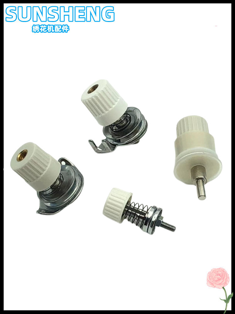 电脑绣花机配件 报警头夹线器 线架防风管旋钮 面板大小螺帽组件