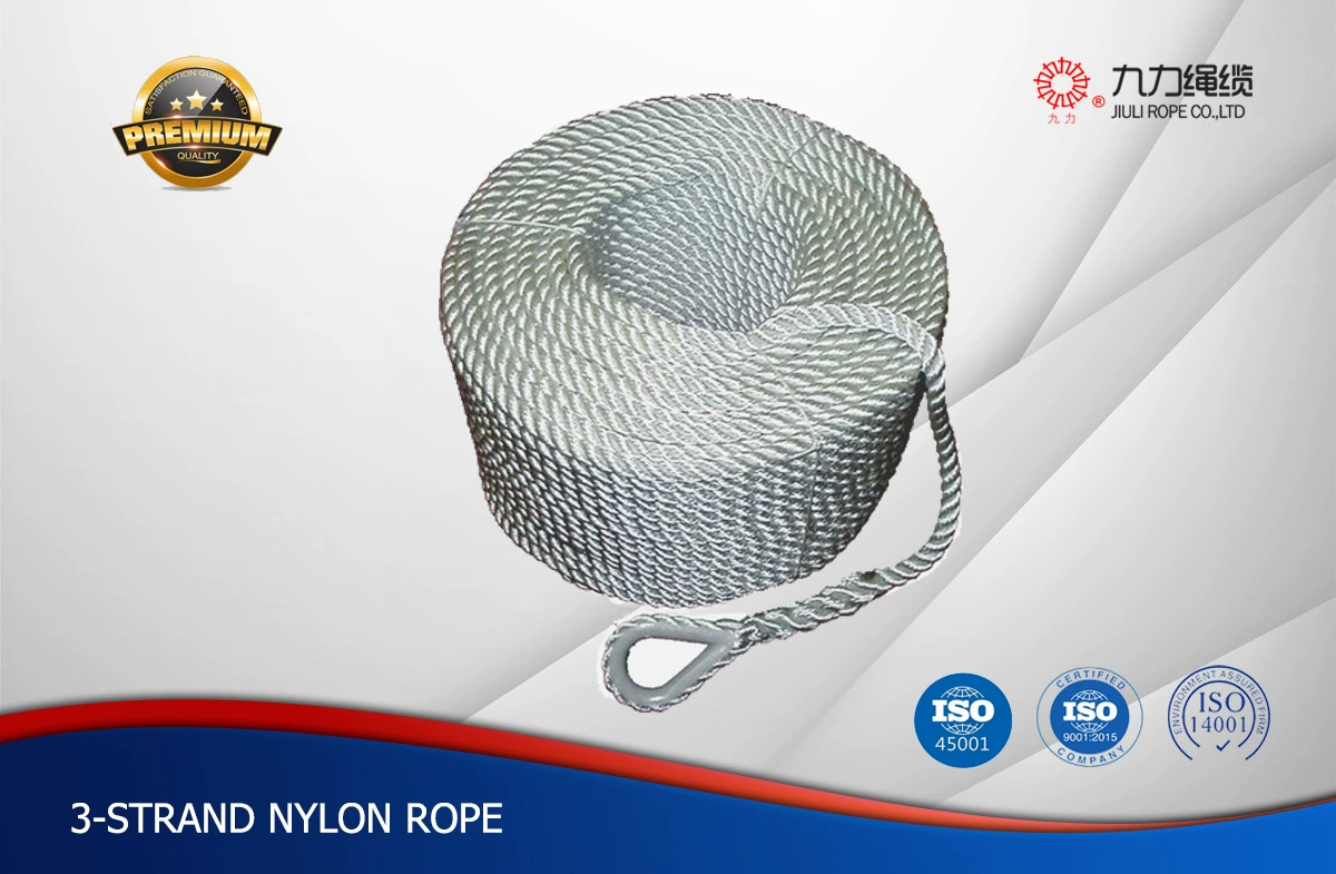 Трехжильный нейлоновый трос PA веревка полиамидная веревка нейлоновая веревка полипропиленовая веревка белый полиамид