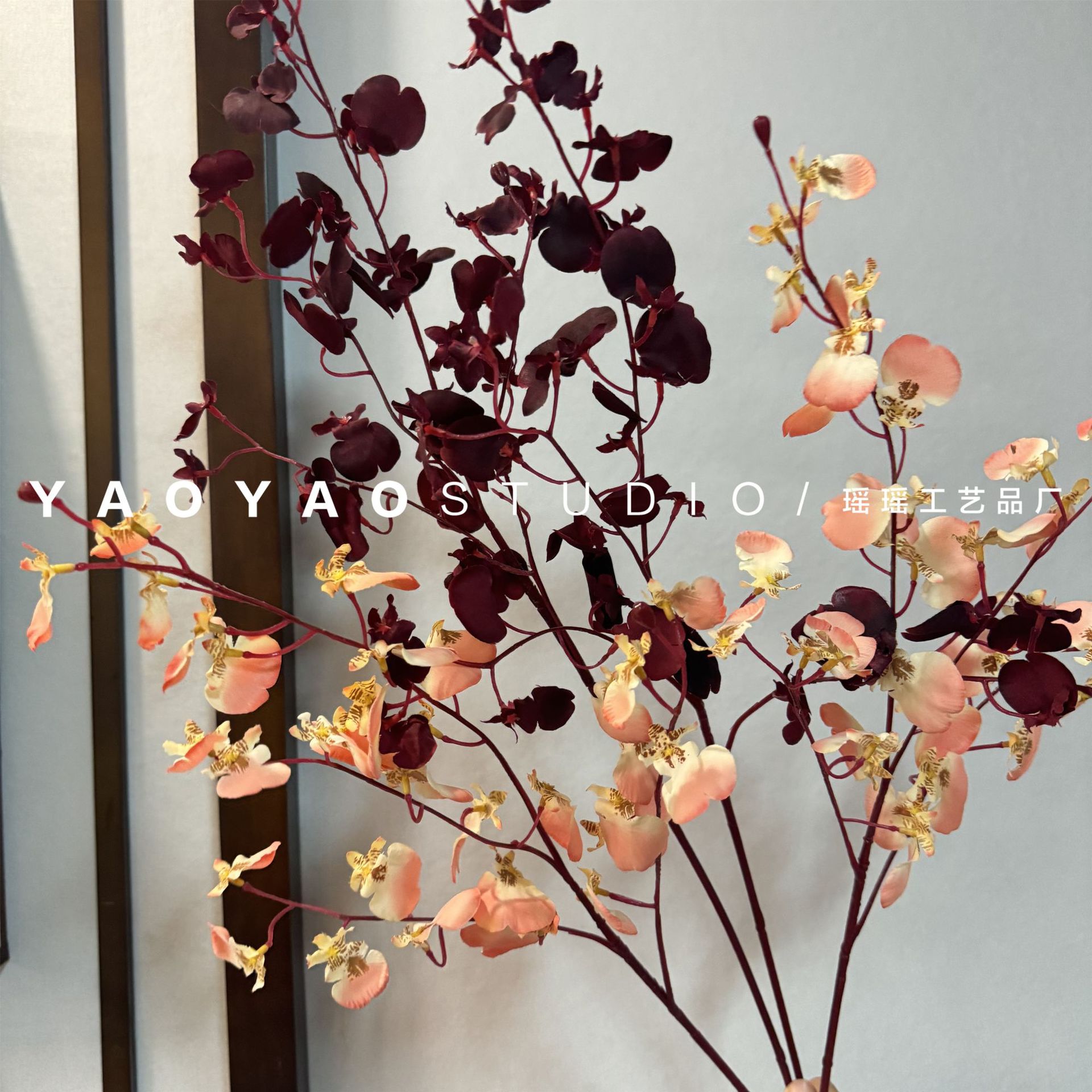 Realistic dancing decorative flowers for home use, photography props 4