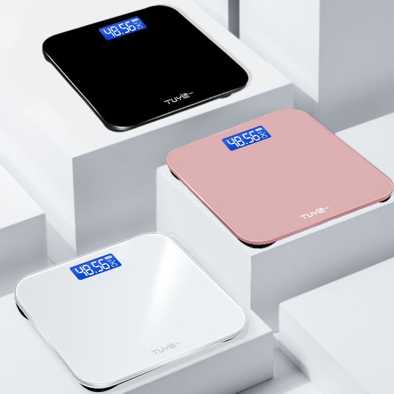 Tuyi Digital Scale Body Weight Scale Accurate Body Fat Household Small Durable Student Weighing Human Body Scale USB Charging