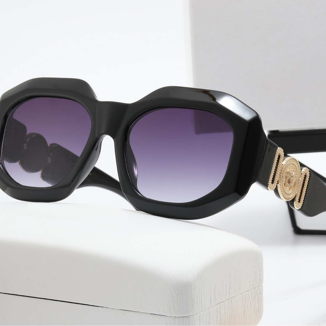 Solglasögon 1 st mode polariserade färgskiftande solglasögon aluminium magnesium_voghion.com