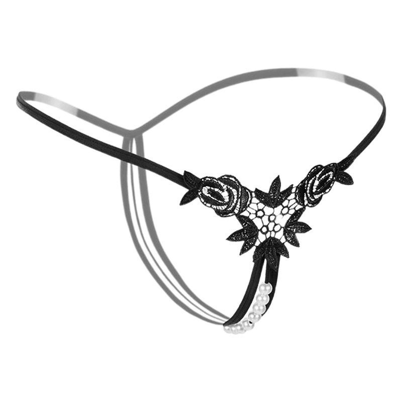 Крупный бренд вышитое трехмерное сексуальное нижнее белье с жемчугом, женские стринги с растворенным в воде цветком, сексуальные перспективные футболки с низкой талией, 2145