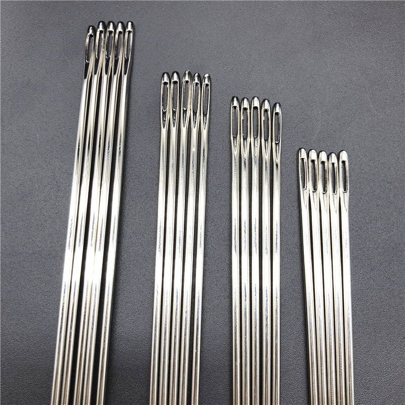 Импортированные большие длинные стальные иглы, удлиненные иглы для ручного шитья для толстых одеял, утолщенные обвязочные иглы, иглы ручной работы, Фэнюань.