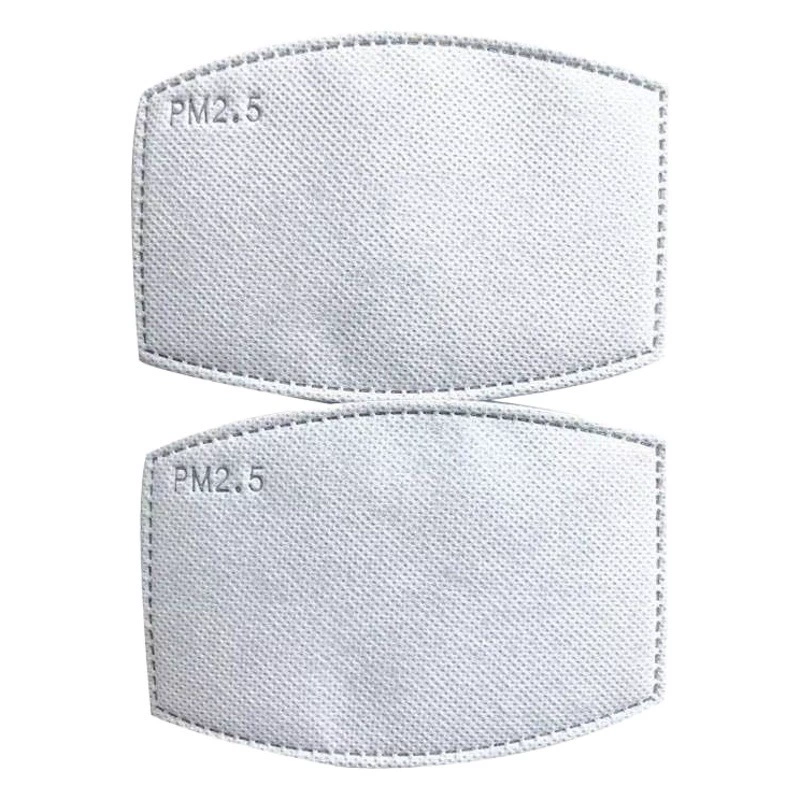 Фильтр PM2.5 5 слоев активированного угля пыли маска прокладка взрослый ребенок защитный в наличии 2 слоя meltblown ткани
