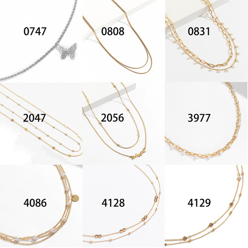 Temperament and fashionable imitation pearl tassel double-layer waist chain, simple cross chain body chain for women, European and American cross-border jewelry