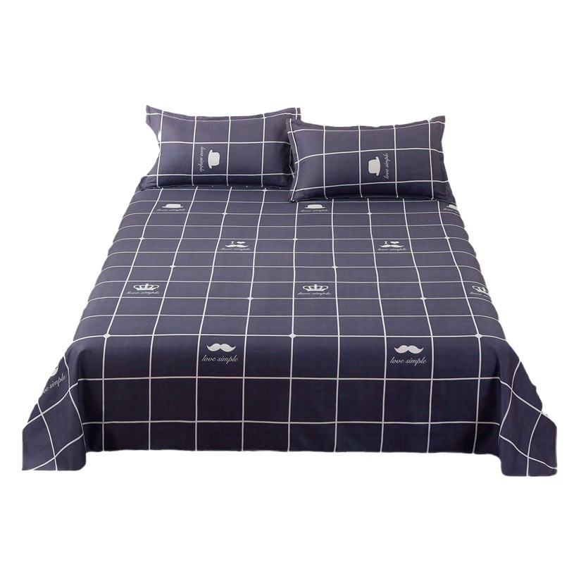 Fábrica al por mayor dormitorio cama individual estudiante universitario dormitorio especial superior e inferior hoja de cama hoja de colchón 1,2 m HOJA DE edredón de una sola pieza