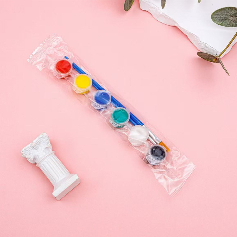 Pintura Acrílica Infantil de 12 Colores Set de 6
