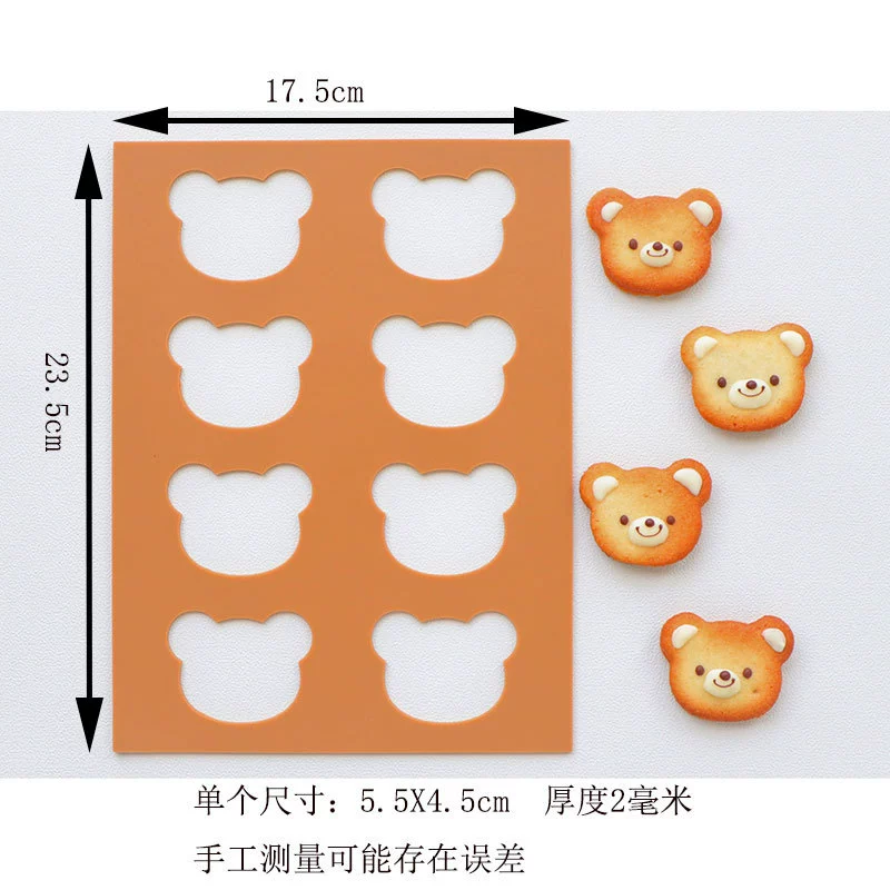 White compact silicone mold, acrylic food silicone