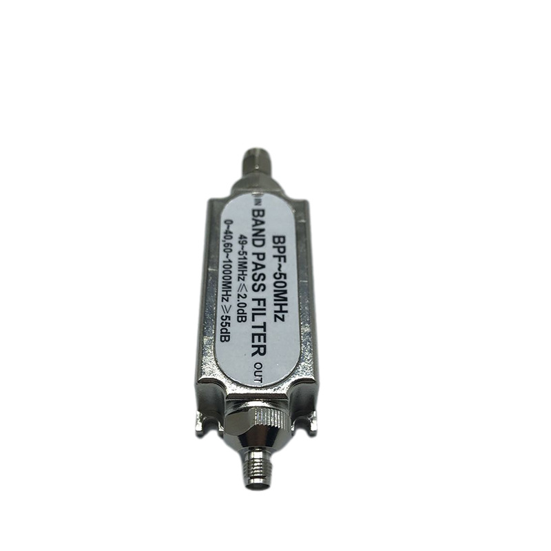 하이 패스 필터 SMA 남성과 여성 밴드 패스 LC 주파수 50 옴 임피던스 BPF50MHZ 광대역 안테나