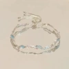 Blue wavy bracelet