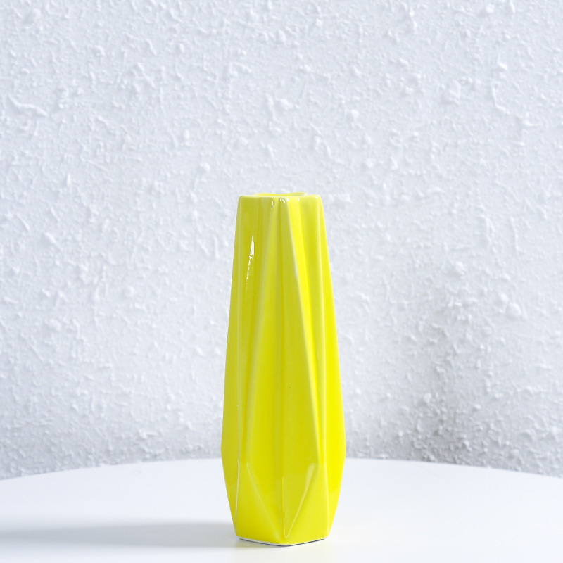 Floral de cerámica decorativa sala de estar simple TV gabinete decoración de flores secas mesa de comedor floral artesanal inswind