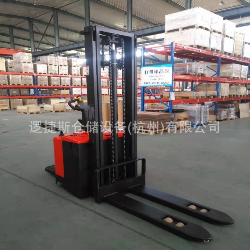 全电动堆高车站驾式装卸叉车堆垛车升降铲车搬运托盘堆垛机