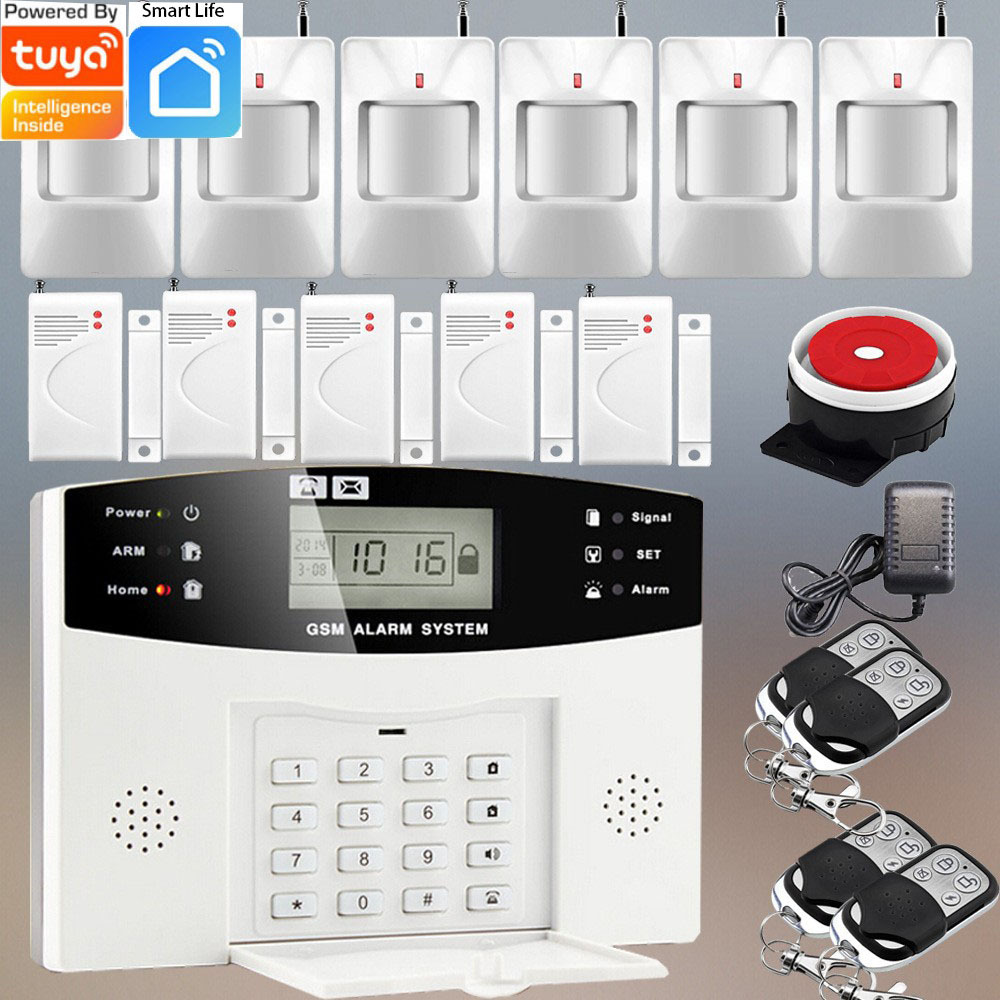 Tuya WIFI GSM Infrared Alarm Anti-Vandalism Alarm with Multi-Voice