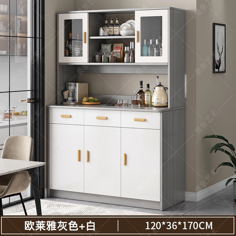 Gabinete de comedor moderno simple de gran capacidad multifuncional todo en uno contra la pared de almacenamiento gabinete alto salón de vinos almacenamiento gabinete lateral