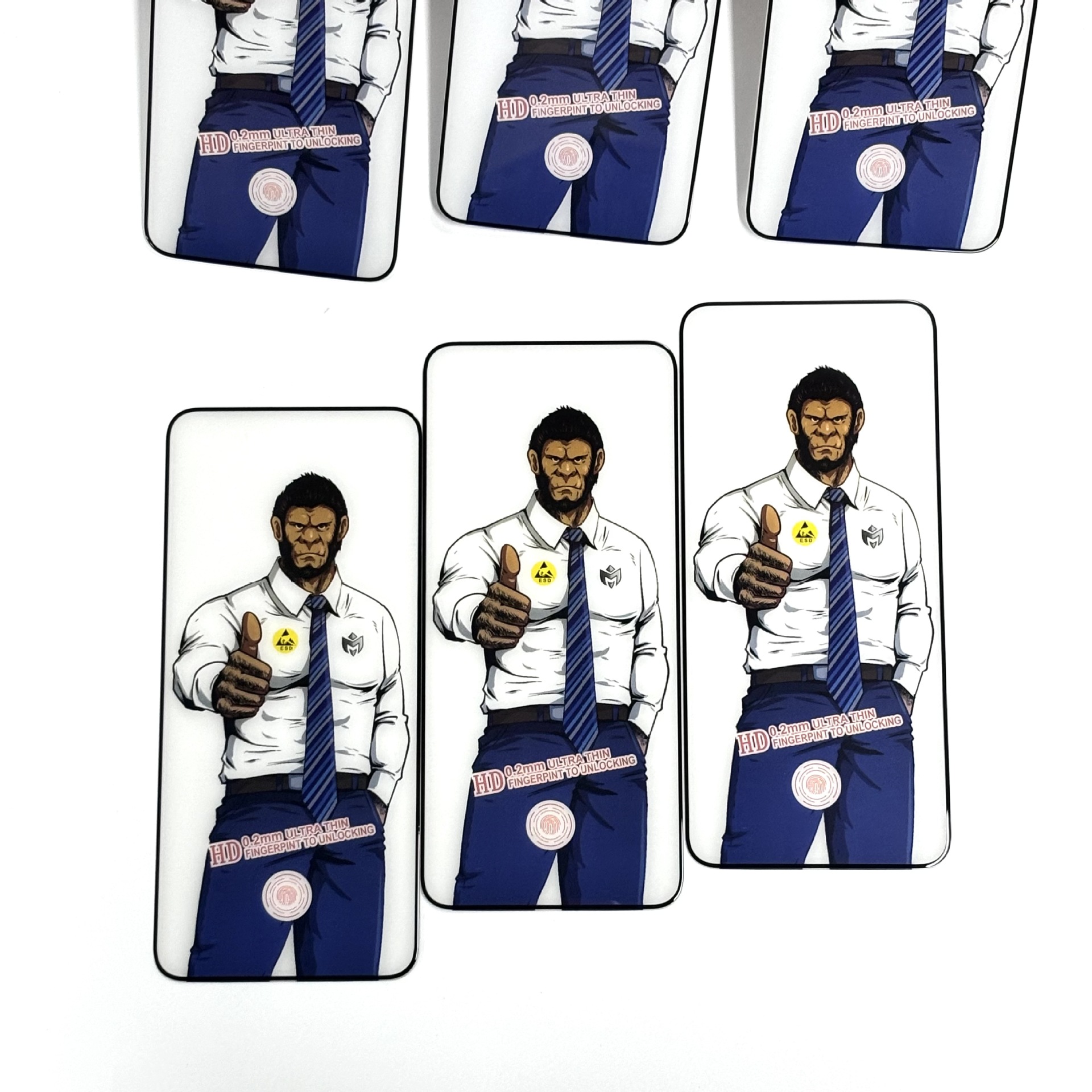 Gorila película endurecida para Xiaomi 17 especial ultra clara huellas dactilares desbloqueo 15 polvo ultra delgado 13 pantalla completa desbloqueo segundos