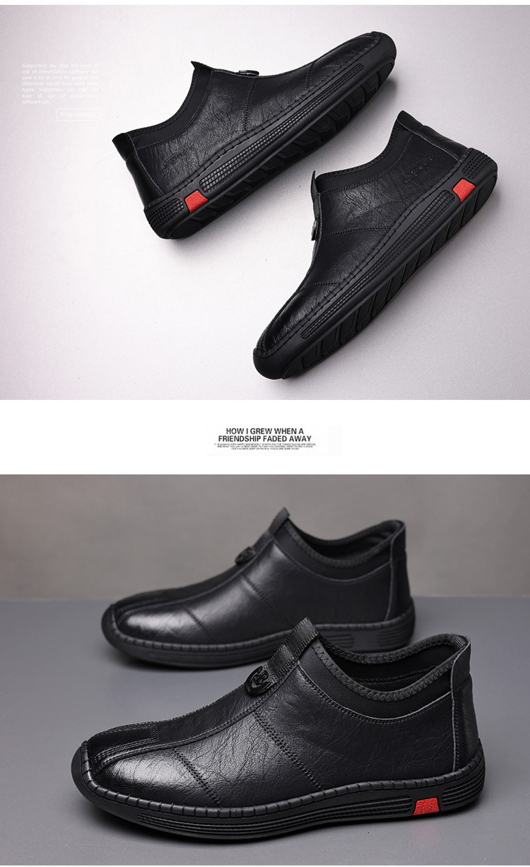 Men Casual Patent Leather Synthetic Leather Comfortable Wingtip Office Party Footgear_voghion.com