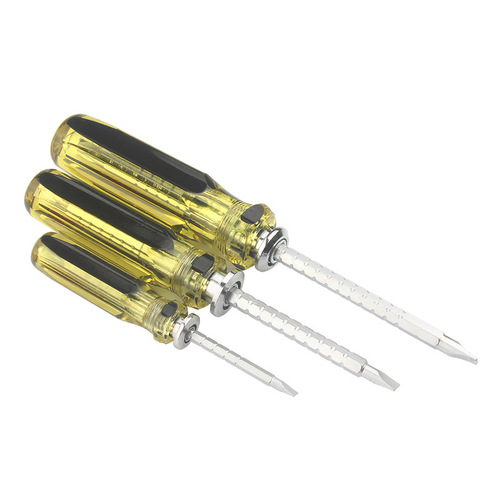 Cross screwdriver multi-function flat-blade screwdriver set telescopic dual-purpose screwdriver household screwdriver repair tool