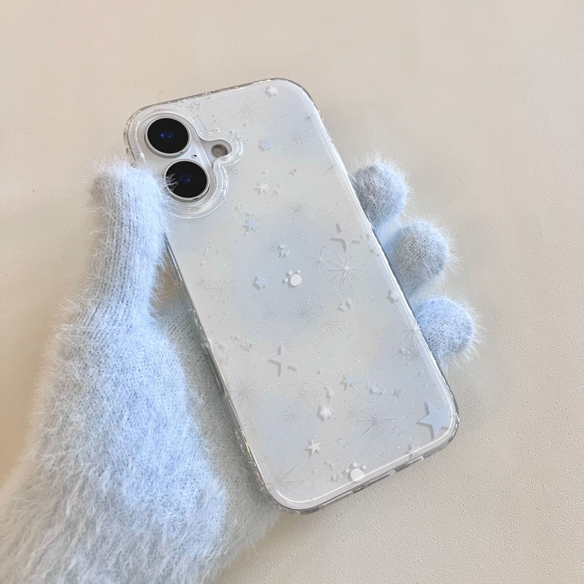 Estrellas degradadas simples de nicho para iPhone15ProMax funda para teléfono móvil 16Pro cadena 14/13 femenino 16PM