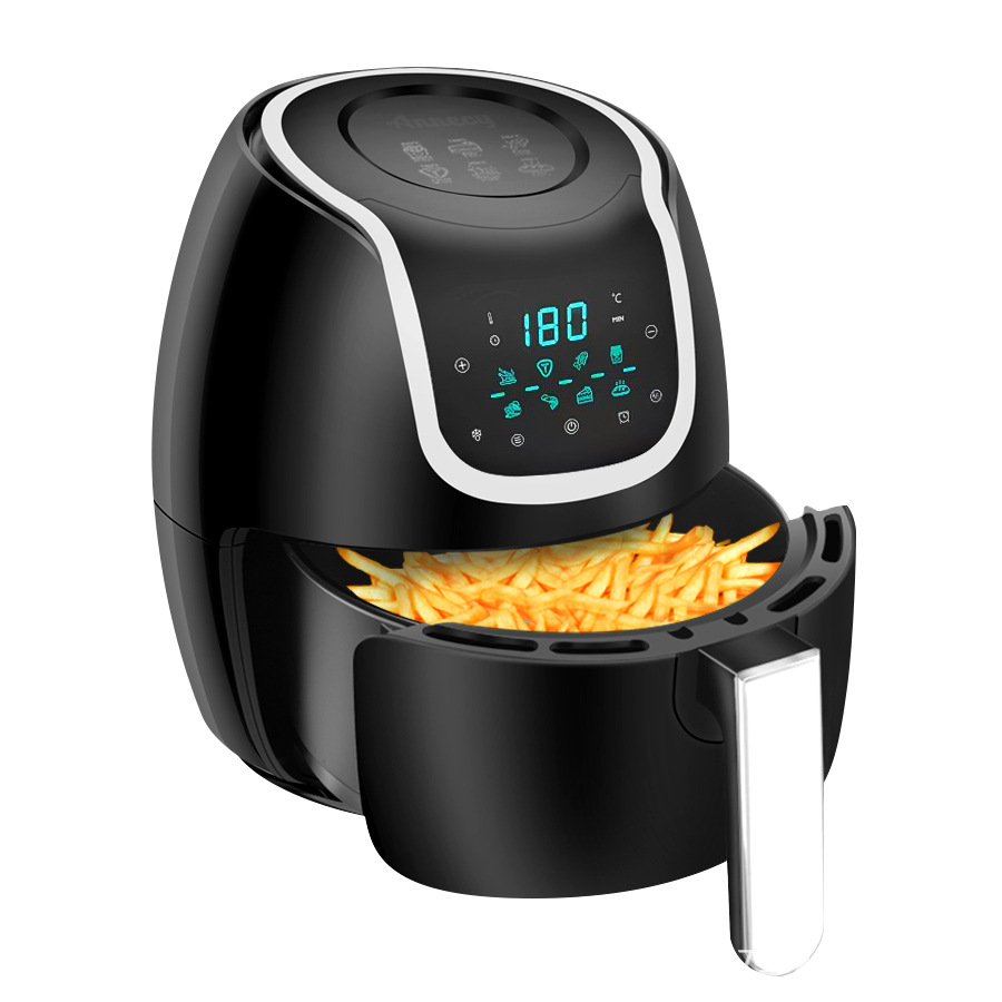 Nuevo freidor de aire inteligente multifuncional de 8 litros horno eléctrico de gran capacidad freidora eléctrica doméstica comercio mayorista transfronterizo