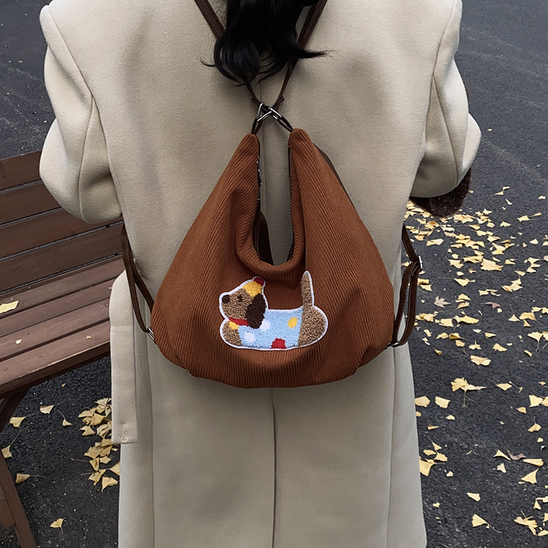 Mochila de hombro de moda exterior mochila de ocio nicho de diseño diario de viaje bolsa de cubo de moda mochila de mujer