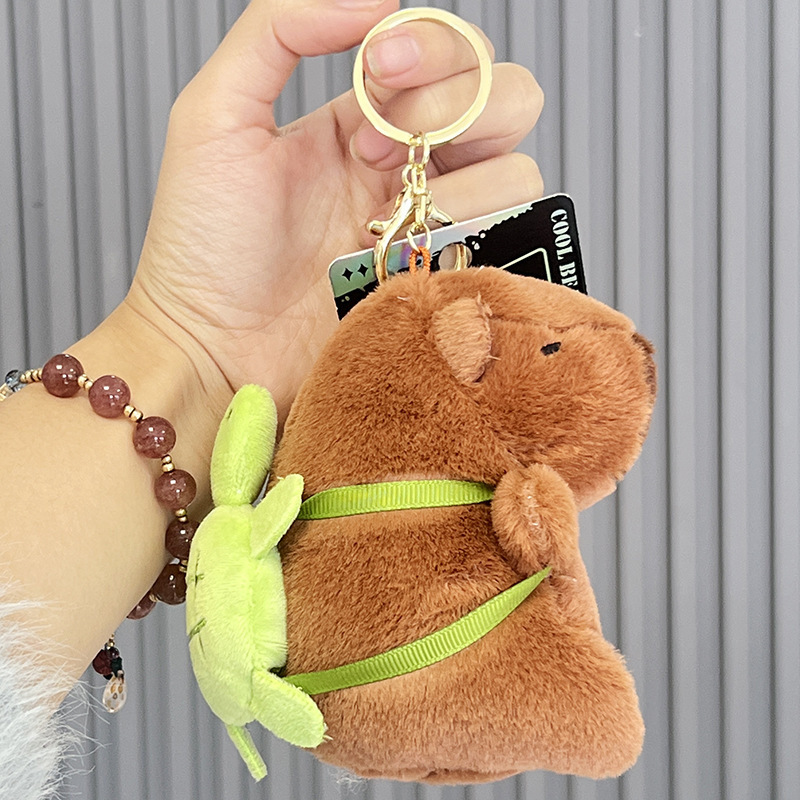 Capabala small pendant capabala plush toy keychain pendant keychain plush pendant small jewelry