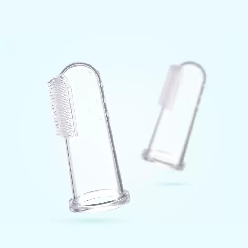 宝宝牙刷 手指套牙刷 食品级硅胶软毛舌苔清洁牙刷乳牙刷宠物牙刷