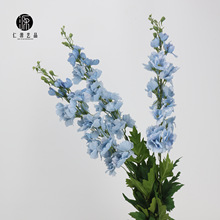 工厂直销 手感保湿飞燕草大枝风信子 蓝紫色系梦幻婚庆花艺配材花