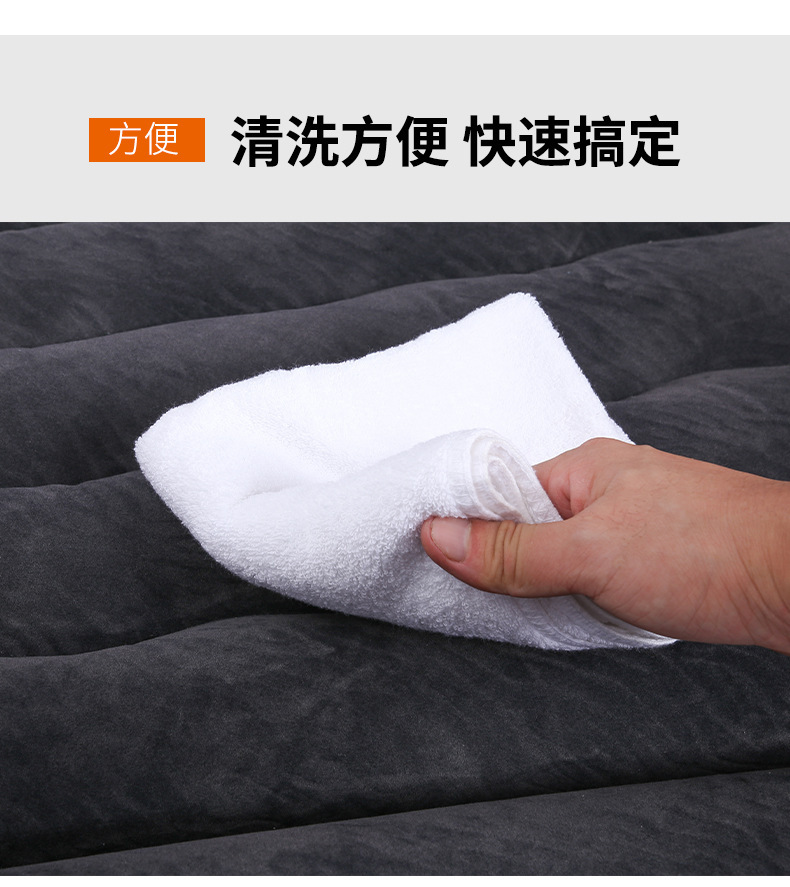 Car Inflatable Bed Suv Trunk Inflatable Mattress Fully Automatic Air Mattress Camping Travel Car Rear Seat Sleeping Pad