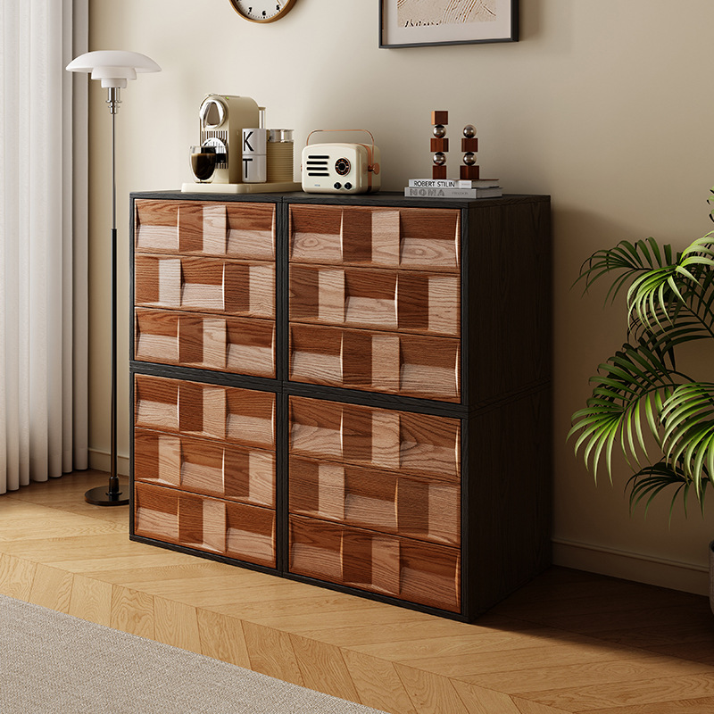 Gabinete de televisión, armario de cabecera, armario de comidas, armario de almacenamiento doméstico, armario de almacenamiento tipo cajón, armario de piso multifuncional