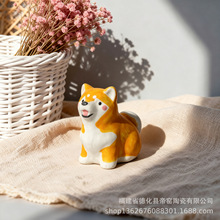 陶瓷茶宠可爱萌宠桌面小摆件创意微景观造景家居装饰工艺品