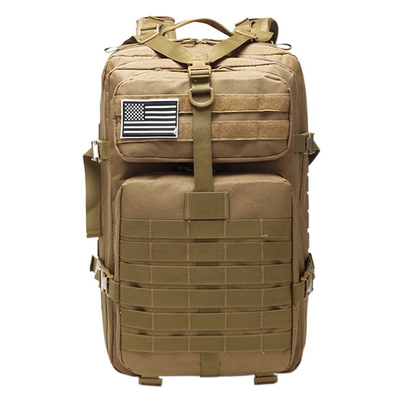 Deportes al aire libre mochila senderismo equipo de almacenamiento ventiladores militares camuflaje material resistente al desgarro multifuncional táctico 3p mochila