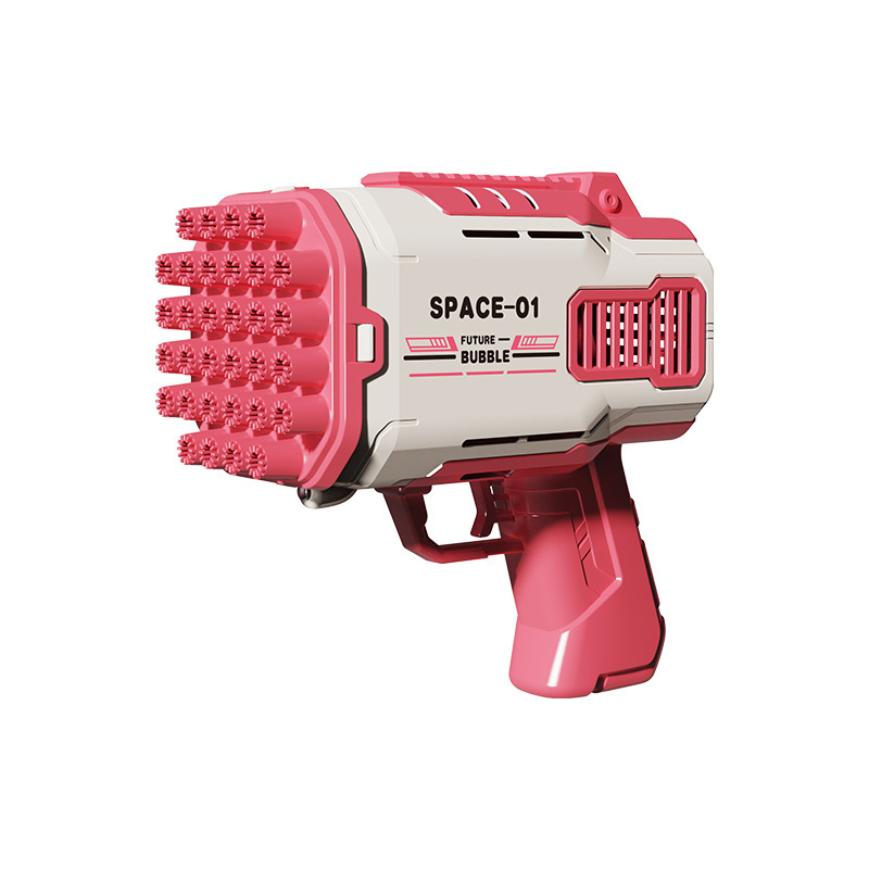 New Cross-border Electric Handheld Gun For Children, 32-hole Internet-famous Machine, Wholesale Multi-hole Bubble Maker_voghion.com