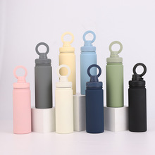 跨境新款304不锈钢手机磁吸支架水杯户外便携大容量运动水壶批发