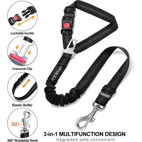 Leash for Large and Medium-sized Dogs, Anti-Explosion, Cross-Border Bestselling Pet Car Safety Harness, Reflective Training Leash for Dogs, Extendable