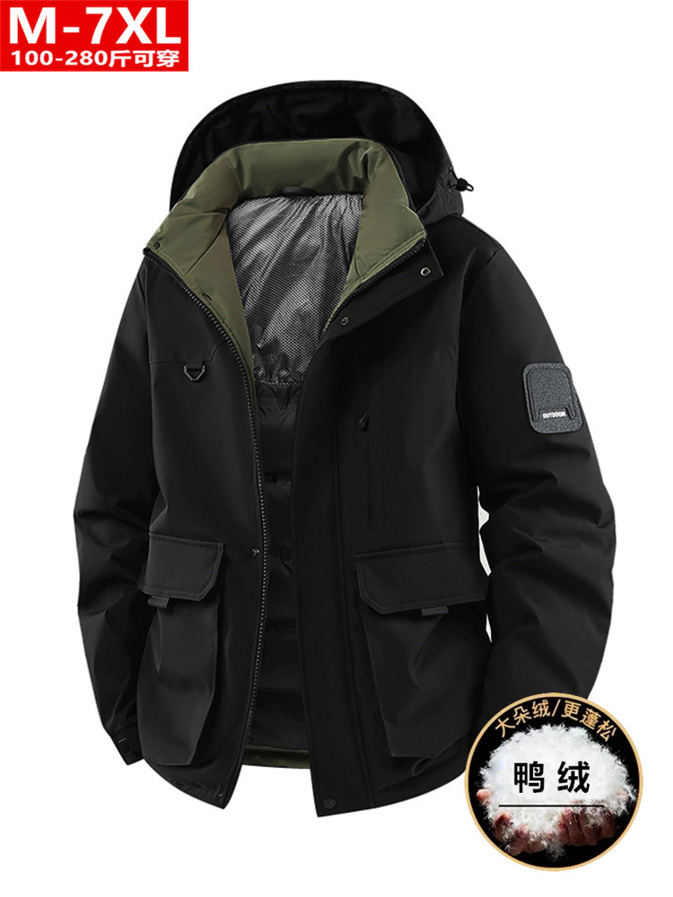 Winter trend quality three dimensional down jacket