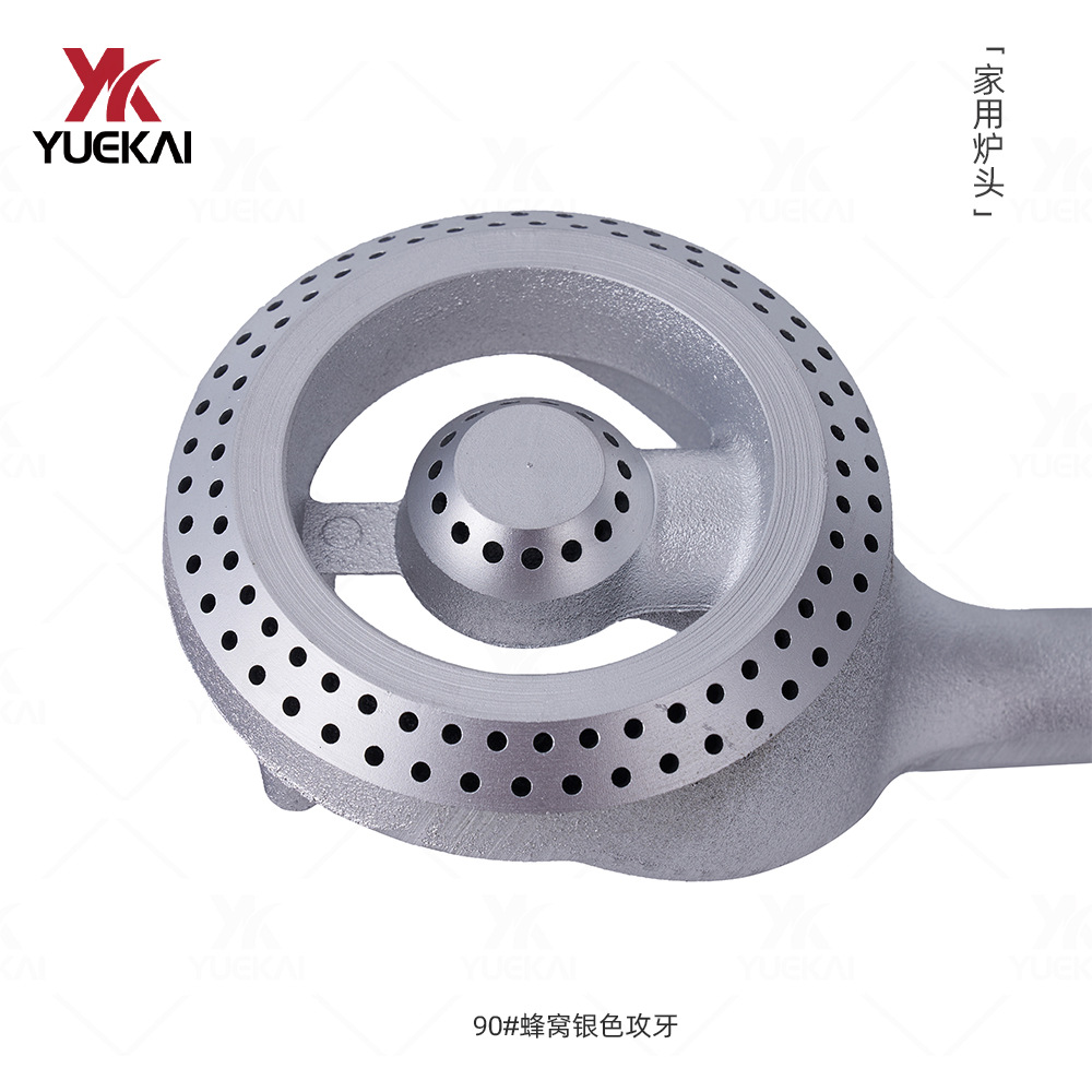 YueKai90 # plata de dientes de colisión de panal de hierro fundido para formar una sola pieza de horno de gas de panal de horno