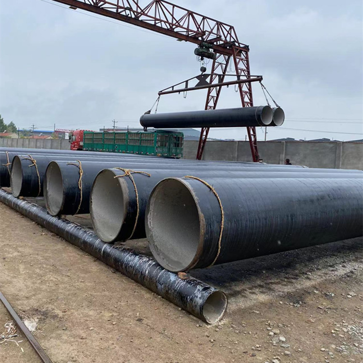 供水管道用防腐焊接螺旋管820*12环氧煤沥青水泥砂浆衬里防腐钢管