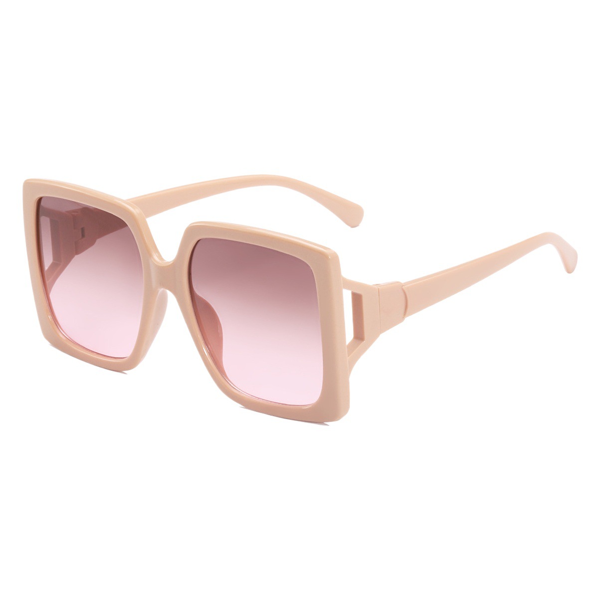 2022 nueva moda europea y americana gafas de sol cuadradas color de jalea gafas de sol huecas ins gafas de sol de moda transfronterizas