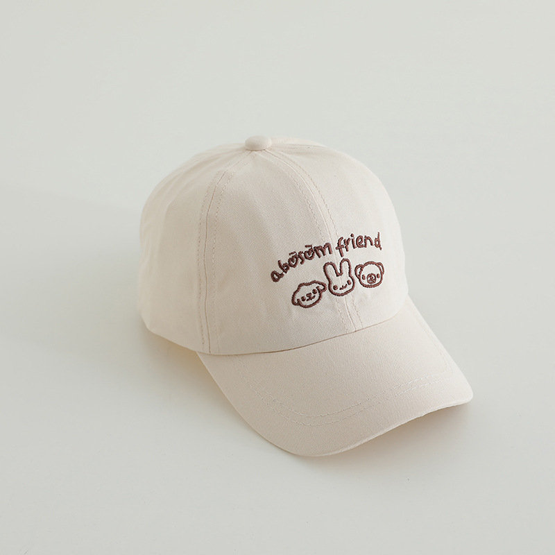 2-5 Sombreros de primavera y otoño delgados gorras de lengua de pato para niños y niñas sombreros de protección solar sombreros de béisbol de moda coreana