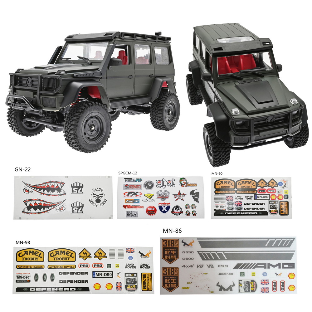 Clever Dragon WPL, Wild Bull MN, Guardian 1:12 and 1:16 Climbing Model Toy Remote Control Sticker