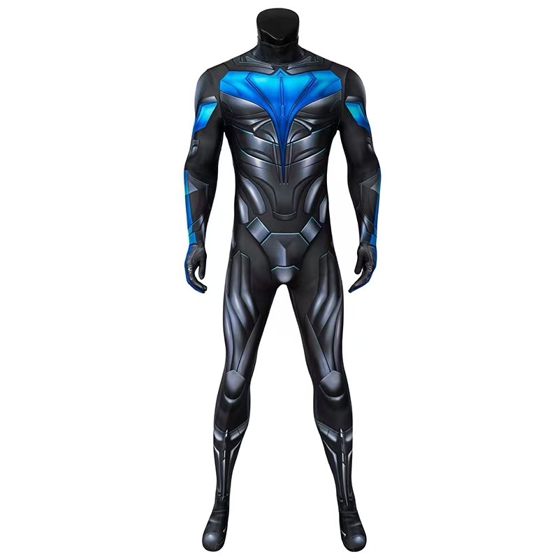 Kamanini Titan Cos Suit American Tv Series Nightwing Clothes Cosplay Adult Bodysuit Halloween Suit Stage Suit