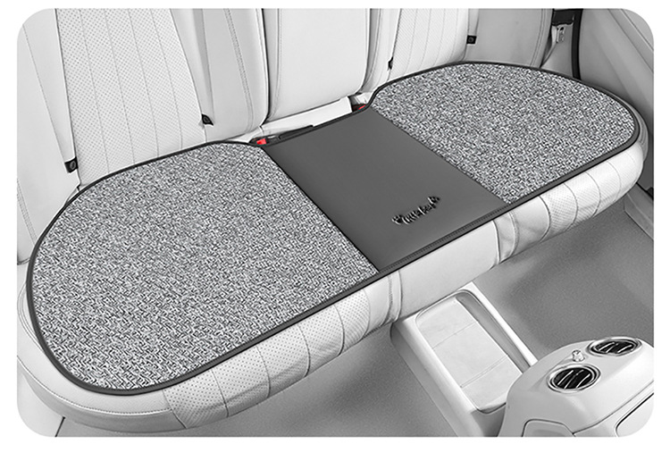 Summer Car Seat Cushion Single-Piece Three-Piece Set, Ice Rattan, Universal for All Seasons, Breathable Ice Silk, Non-Slip, Durable Car Single Seat Cushion