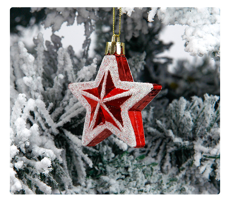 Juletræspynt stjerne ophæng til juletræet_voghion.com