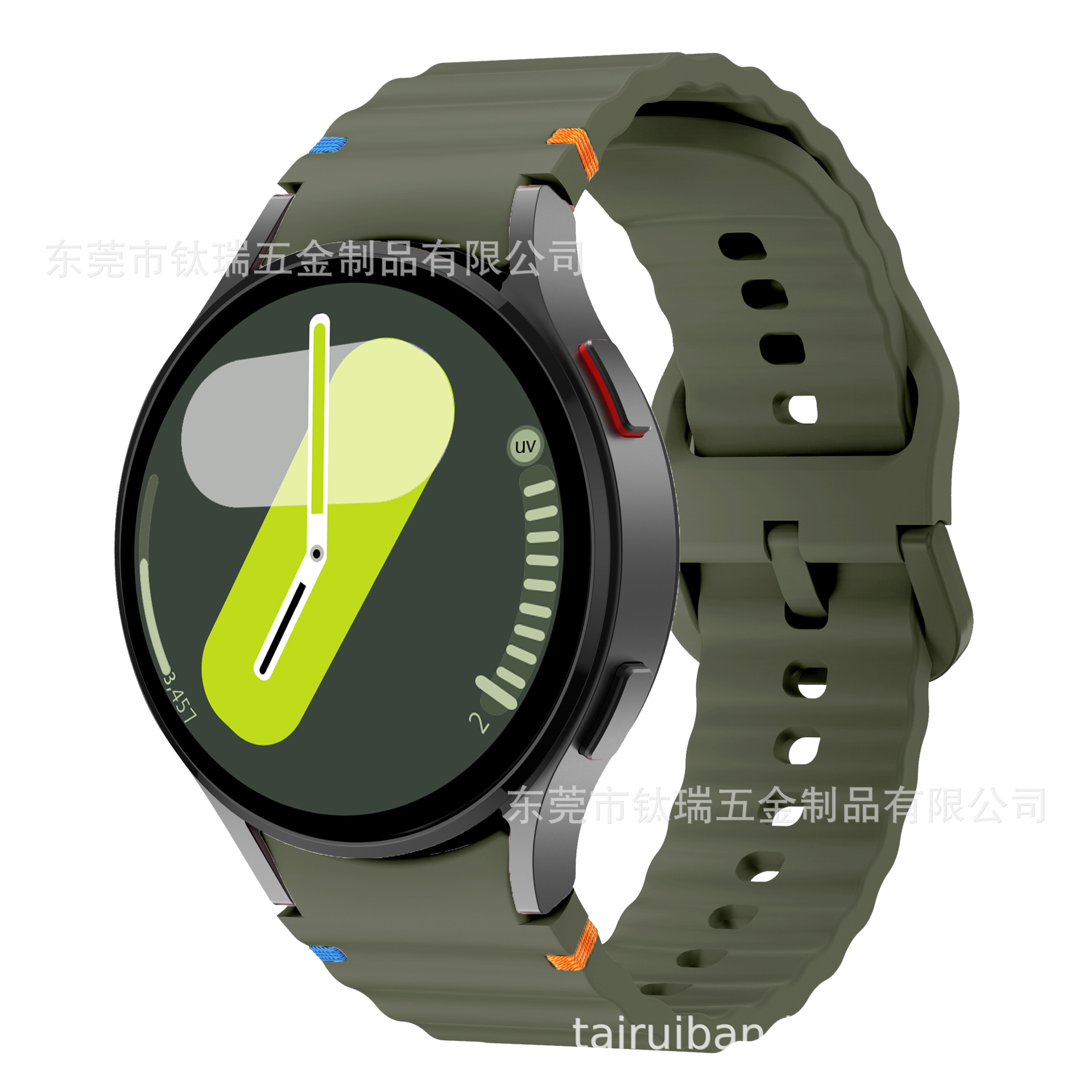 Applicable to the official Galaxy watchFE/6/5/4 with wavy seam silicone strap of Samsung Watch 7 undefined