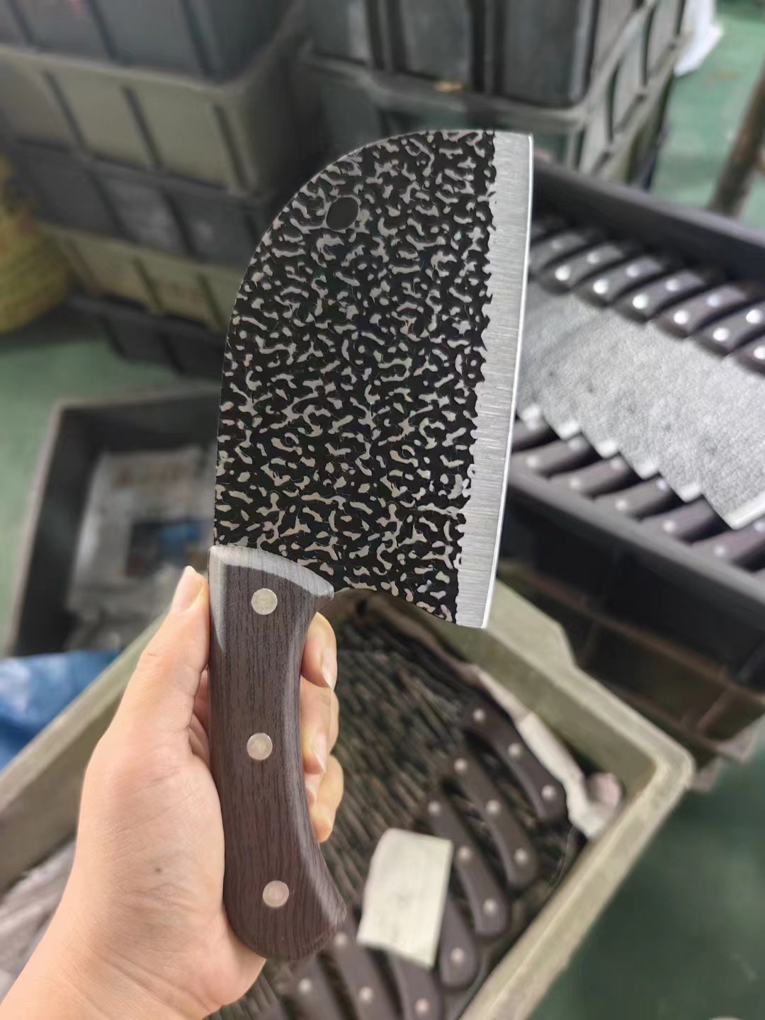 1.2mm 도트 그레인 물고기 머리 칼